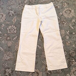 Nine & Co. Cream Straight Leg Pants